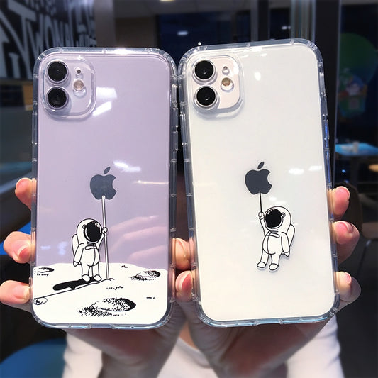 Cartoon Astronaut Case iPhone [X/XS/XR]